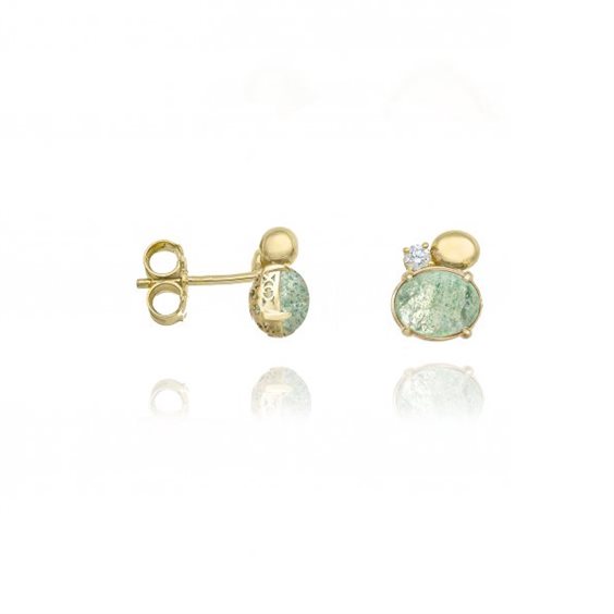 Earrings Chimento Woman Armillas Acqua Gemma in Gold Quarzo 1O04928B51000 - 1O04928B51000